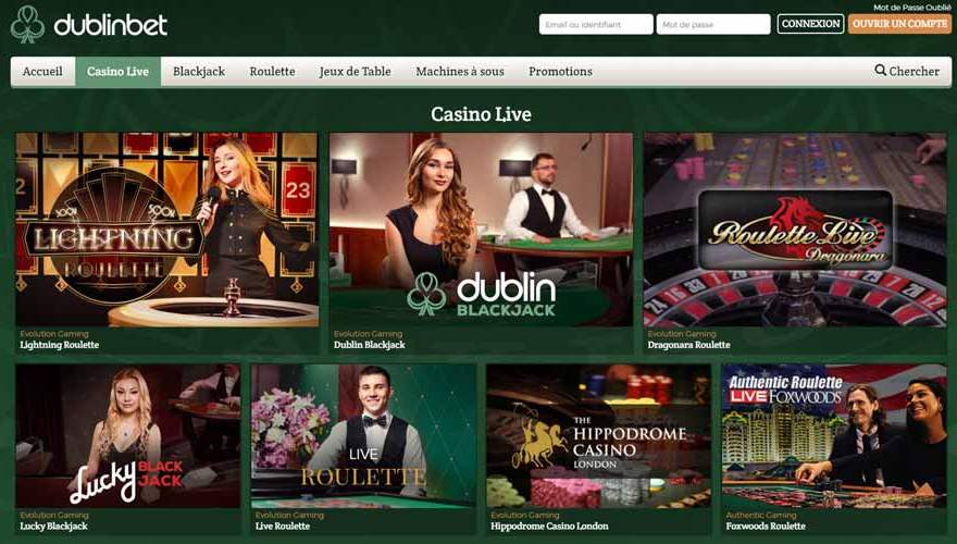 MEILLEUR CASINO LIVE DUBLINBET