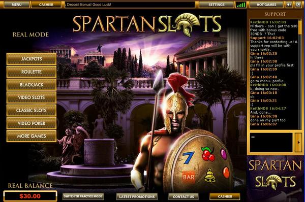 SPARTANSLOTS jeux